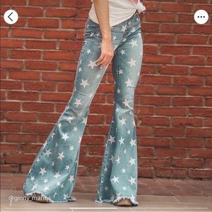 Star flare jeans size 24